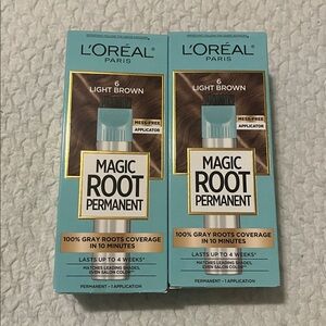 NWT L'Oreal Magic Root Rescue Hair Coloring Kit - Light Brown